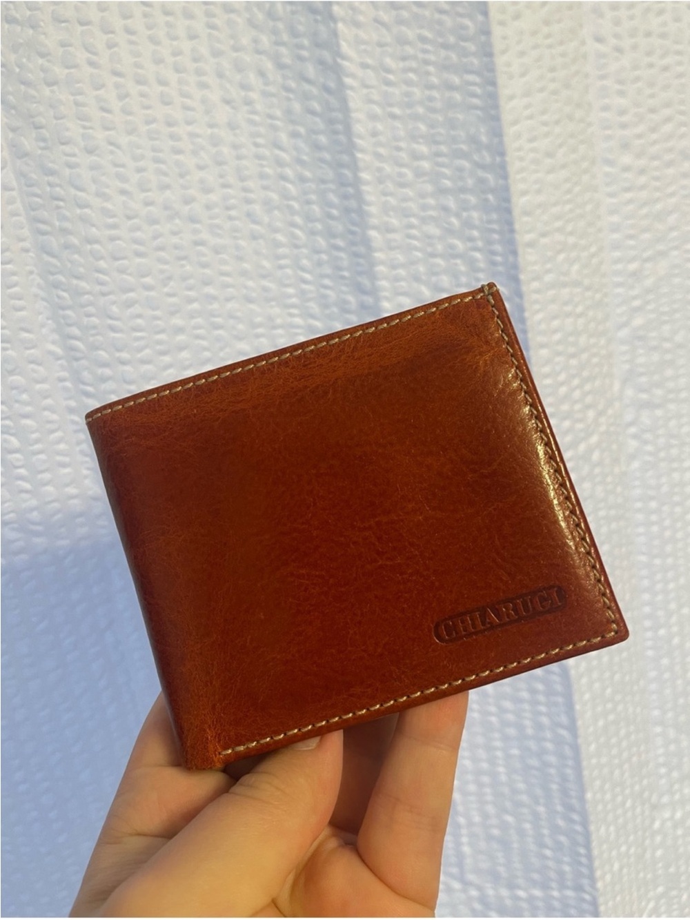 Genuine leather mens wallet